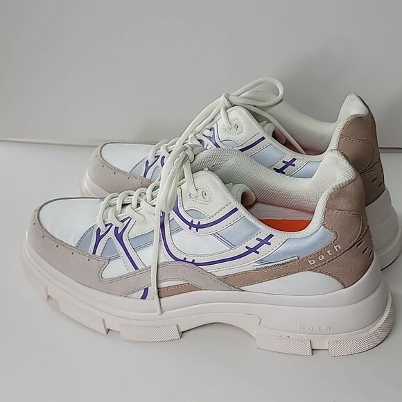 both - GAO EVA RUNNER-WHITE/BEGIE Size 10 - Picture 5 of 12